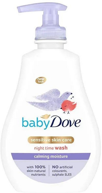 호주 베이비도브 Baby Dove Calming Night Baby Wash 카밍 나이트 베이비 바디워시, 6개, 400ml