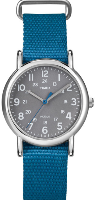 Timex 타이맥스 미주판 위켄더시계 T2N913 블루 여성용시계 나토밴드 손목시계
