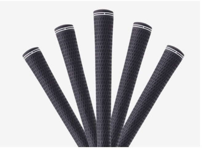 바슘 크로버 아이언 엘라스토머 라운드 아이언 그립, 1개, 블랙