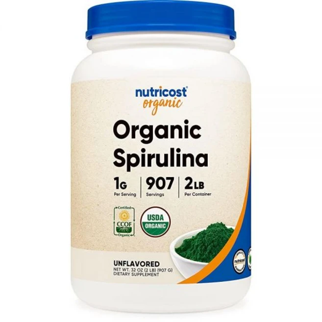 뉴트리코스트 Organic 스피루리나가루 분말 907g, 유기농 스피루리나 무맛 907g324온즈 뉴트리코스트, 1개 - 쿠팡