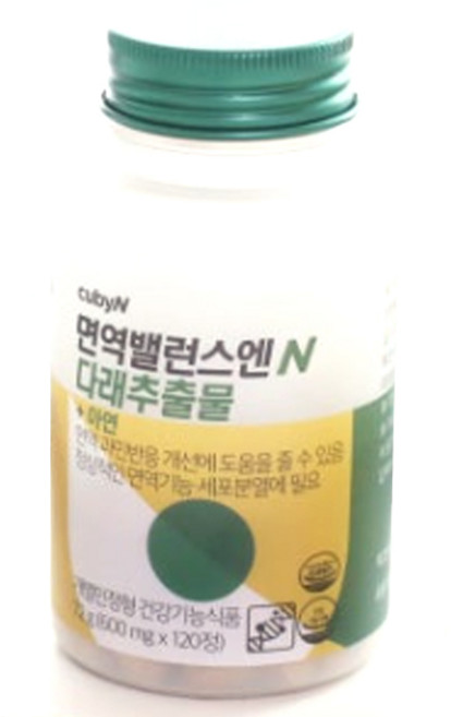 큐비앤 면역밸런스엔 다래추출물+아연 (120정 1개월분), 120정
