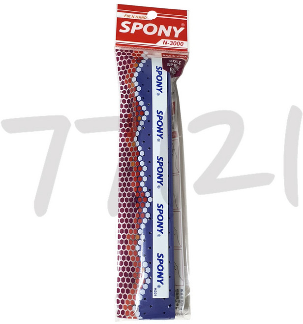 스포니 소프트핏 홀 스파이럴 그립 N3000 (1ps), 네이비