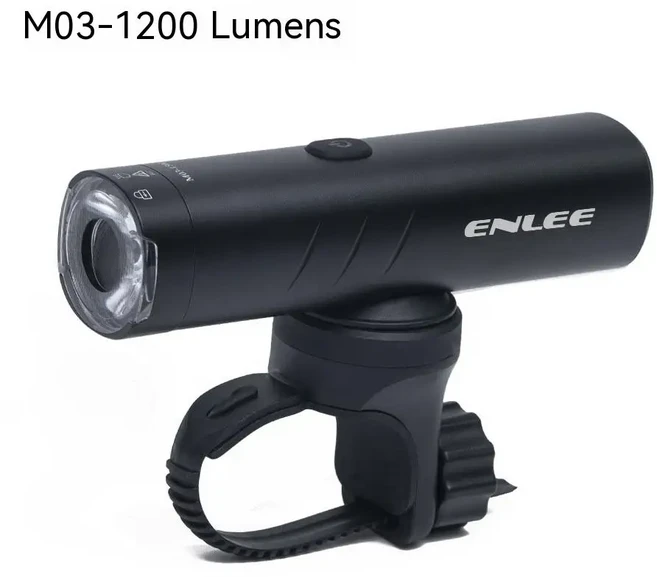 ENLEE 자전거 라이트 전면 1500 루멘 자전거 라이트 4500mAh 방수 손전등 USB 충전 MTB 도로 사이클링 램프, 01 빠른, 02 M03 1200lm