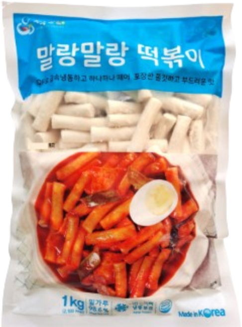 떡안애 말랑말랑 떡볶이 1kg, 4개