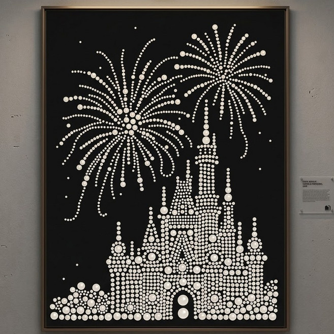 호인트 DIY 진주 보석십자수 명화그리기 30x40cm, 1개, 04불꽃궁전