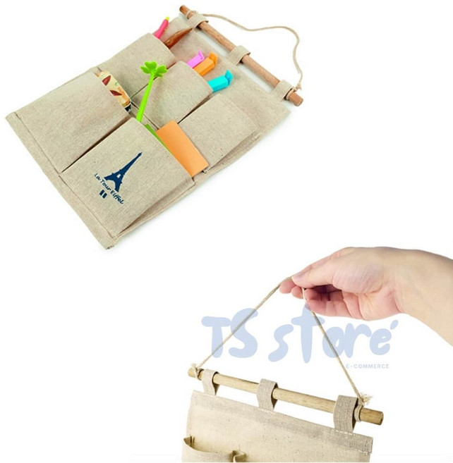 티에스몰 수납걸이 벽걸이수납포켓미니