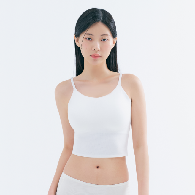 아나콘다이너웨어 슬림업 나시 크롭탑 U넥 브라 브라렛 2colors