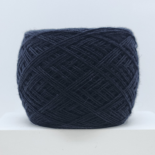 [뜨개실] 50g 램스울 6합 - 의류 블랭킷 소품 털실, 57 검정, 1개