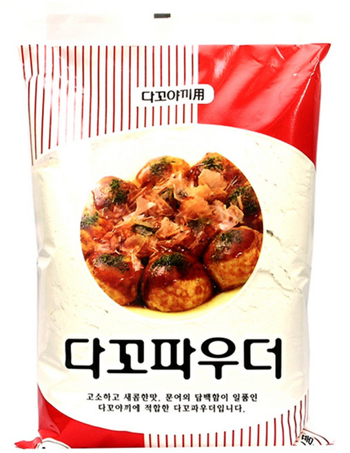 다꼬파우더 타코야끼반죽가루 1kg, 6개