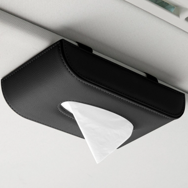 타이디 차량용 티슈케이스 휴지케이스 홀더 썬바이저 보관함 정리함 차량실내 차량내부 인테리어 내부 기아 현대 쉐보레 쌍용