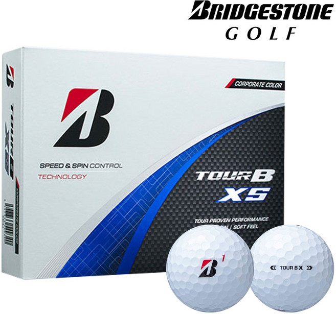 [석교정품]24년 신상품 브리지스톤 TOUR B X XS 우레탄 골프공_3피스, TOUR B XS 화이트, 1개, 12개입