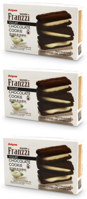 달곰 프란찌 요거트초코 쿠키 58g, 3개
