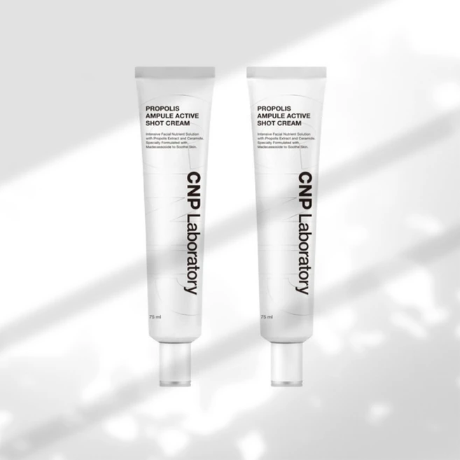 차앤박 프로폴리스 앰플 액티브 샷 크림 75ml 2개입, 1세트 - 쿠팡