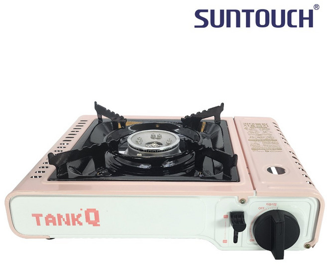 썬터치 탱큐 클래식 휴대용 가스레인지 캠핑용 가스버너, ST-9200, 1개, 화이트&핑크