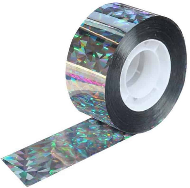 새쫓기 테이프 80m 조류 퇴치 빛반사 리본 농작물 과수원 정원, 1개