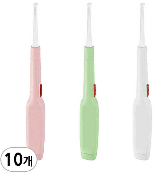 [10개 묶음] LED 후레쉬 귀이개 (라이트귀이개 B타입 10P 묶음) 귀후비개 귀파개 귀쑤시개 귀지청소기 귀청소 면봉 이어클리너, 10개, 1개입