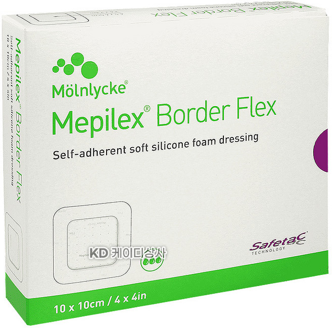 메피렉스 보더 플렉스 10x10CM 5개입 Mepilex Border Flex, 5매입, 1세트