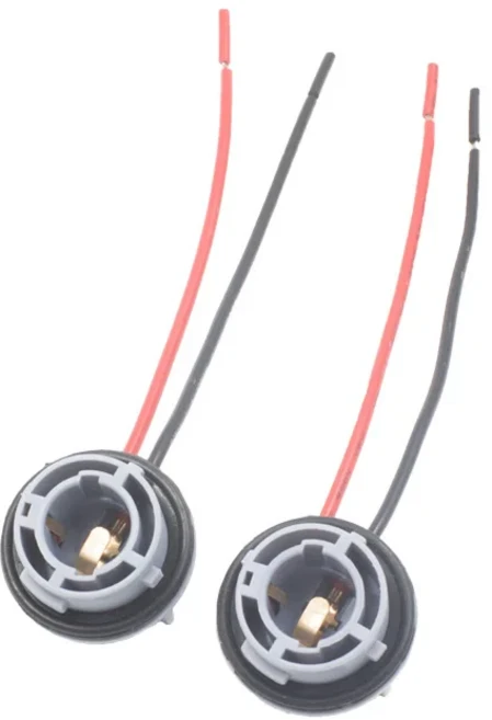 자동차전조등 자동차 LED 전구 홀더 소켓 플매트 카펫 러그 어댑터 배선 커넥터 P2W 색상528 56 BA5S 색상, 02 56BA5S