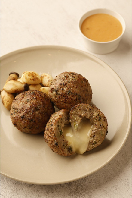 치즈맛 현풍떡갈비 한우한돈 수제떡갈비 1팩 110g X 5장 [원산지:국산], 5개