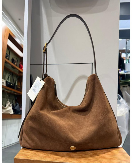 LOEWE 麂皮 Hobo 包