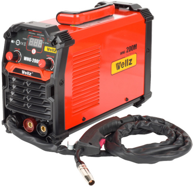 Wellz 논가스 용접기 미니, WNG-200M, 1개
