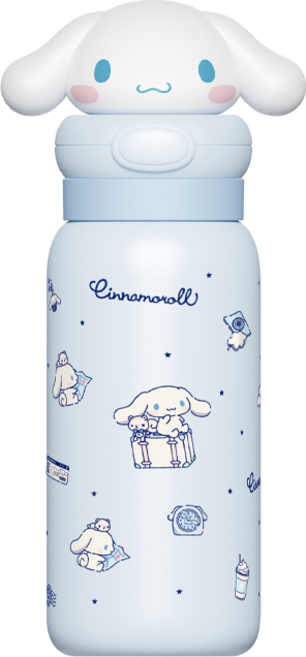 크로스 보더 산리오 텀블러 400밀리리터, 1개, 400ml, 400ml 시나모롤