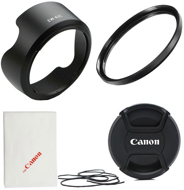 EW-63C+UV58mm+렌즈캡+포켓융 캐논호환후드 세트, 1개