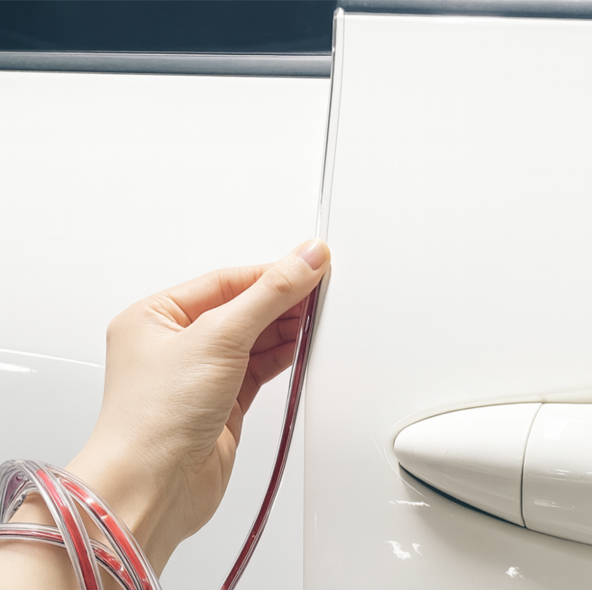 슈픽 자동차 문콕방지 투명 도어가드 차량 흔적 없는 몰딩, 1개, SPM0730001