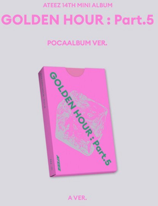에이티즈 (ATEEZ) - 14TH MINI ALBUM [GOLDEN HOUR : Part.5][POCAALBUM][A VER.] : QR 카드 1종 랜덤...