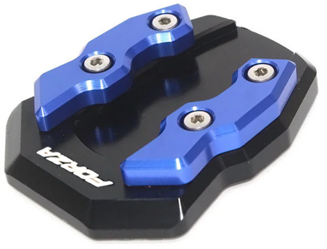 락모터스 혼다 포르자350 호환 스텐드클립 18-26년식 확장패드 발판 튜닝 FORZA 주차 스탠드커버 호환, 블루, 1개