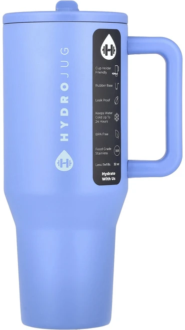 HydroJug 여행자 텀블러 라이트 블루 32oz, 1개 - 쿠팡