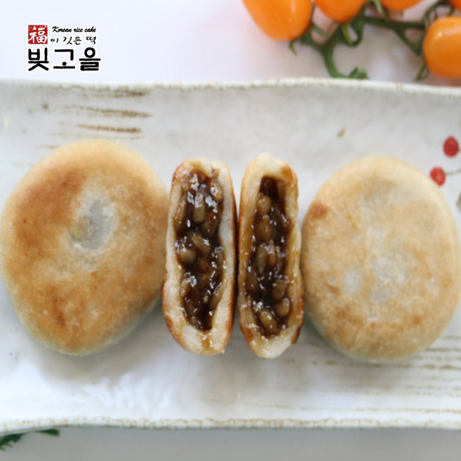 "쌀쌀할때 생각나는" 부산명물 영양만점 씨앗호떡, 12개, 60g