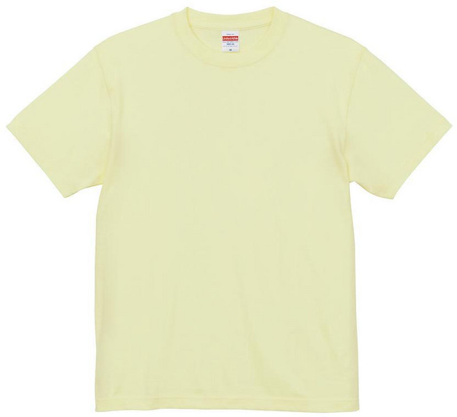 United Athle 5001-01 5.6oz 純棉 短袖T恤 25色 成人 S~XL, 455 霜黃色