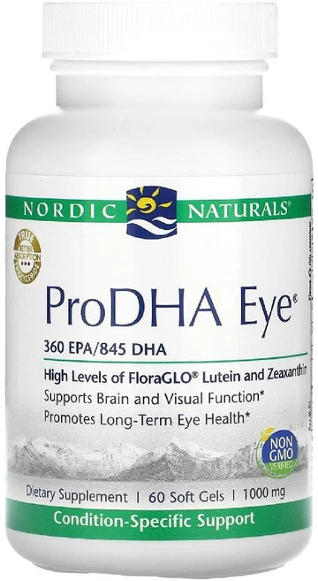 노르딕내추럴스 ProDHA eye 360 EPA 845 DHA 아이 소프트젤 60정 - 쿠팡