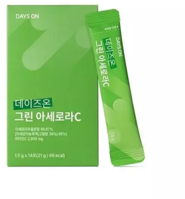 [홈쇼핑] 데이즈온 그린 아세로라C, 1박스, 14포