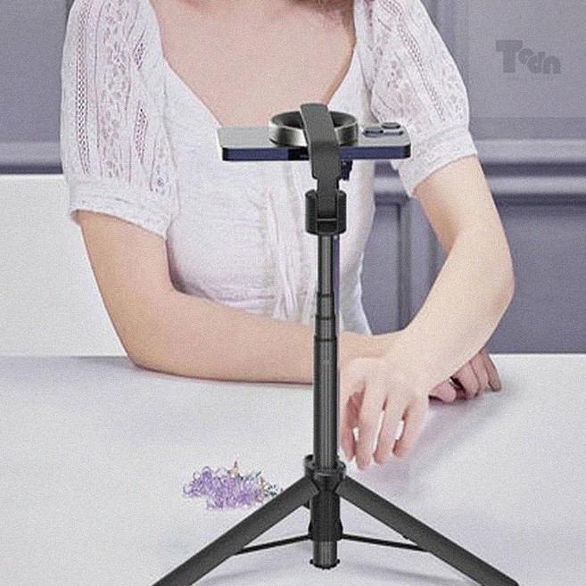 유튜브촬영장비 올인원 셀카봉, 화이트