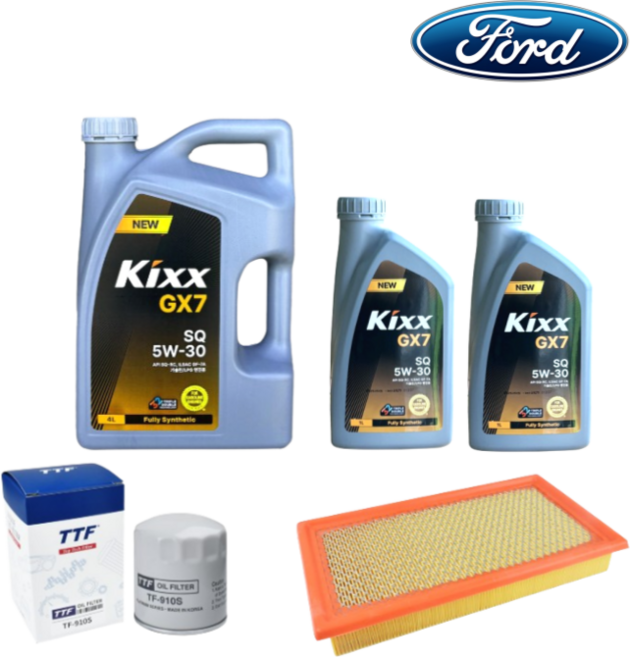 포드 익스플로러 2.0 2.3 3.0 3.5 엔진오일세트, 1개, 5세대 3.5