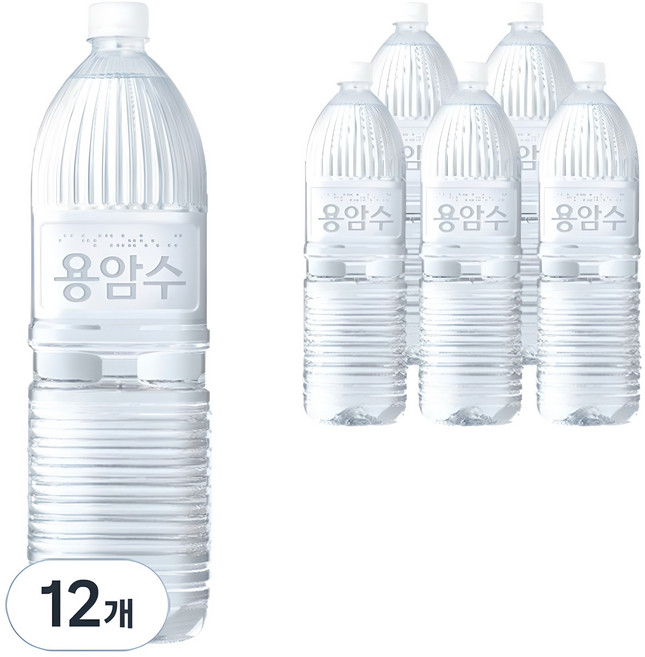 오리온제주용암수 무라벨, 2L, 12개