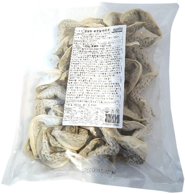 한만두 정갈한 부추갈비만두, 1kg, 1개