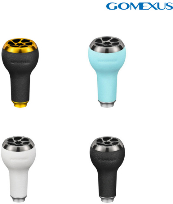 고멕서스 A27 터치 핸들노브 27MM 시마노 다이와 핸들튜닝, 실버민트-A27BNTNBK, 1개