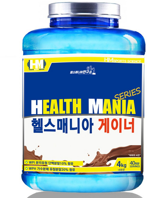 헬스매니아게이너4kg 멸치탈출 5종 곡물탄수화물, 4kg, 1개