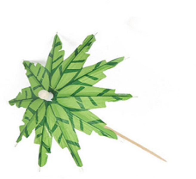 야자나무 양산 이쑤시개 칵테일 요지 우산장식픽, 1개, 1개입