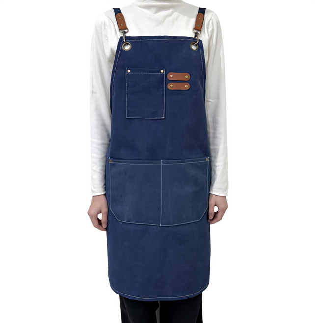 깨비다 바리스타 앞치마, 네이비, 1개