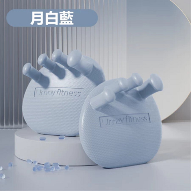 美腿紓壓 分趾 美姿腿型 瑜珈美腿神器, 35D足弓訓練器【藍色】一對