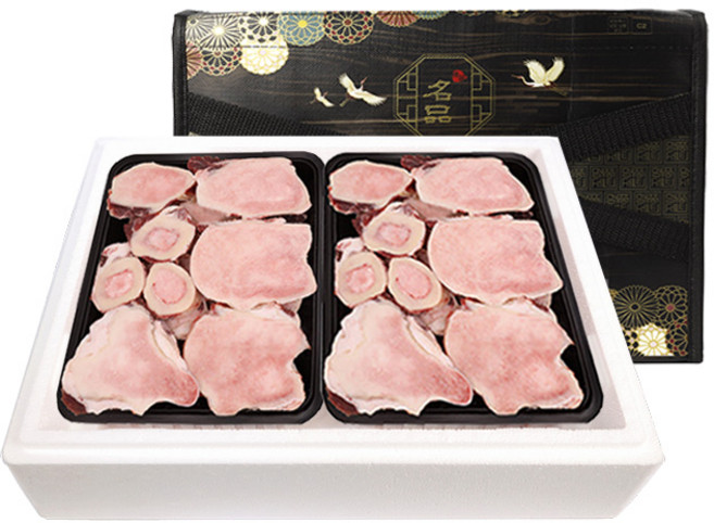 소우족 한우우족 콜라겐 보양식 곰탕뼈 4kg 선물세트