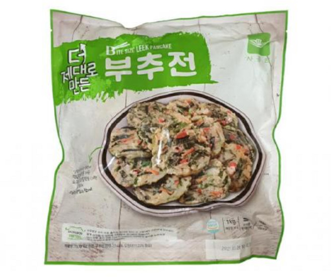 더제대로만든 부추전 오징어 사옹원 1kg, 1개