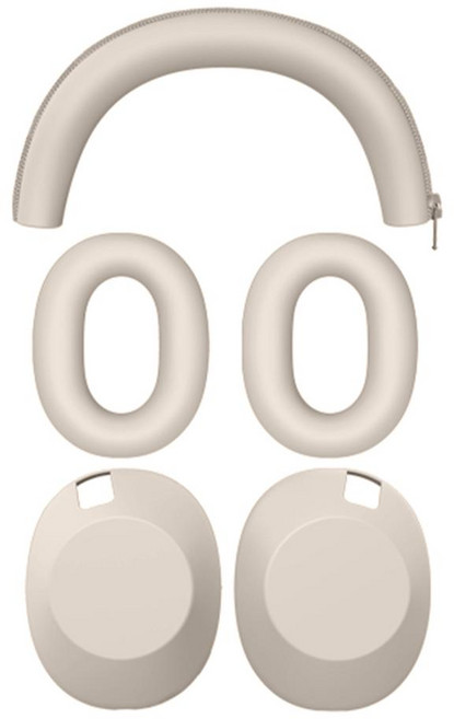 적용 대상 Sony WH-1000XM6: 실리콘 헤드폰 보호 커버 스킨, 흰색, 적용 가능: WH