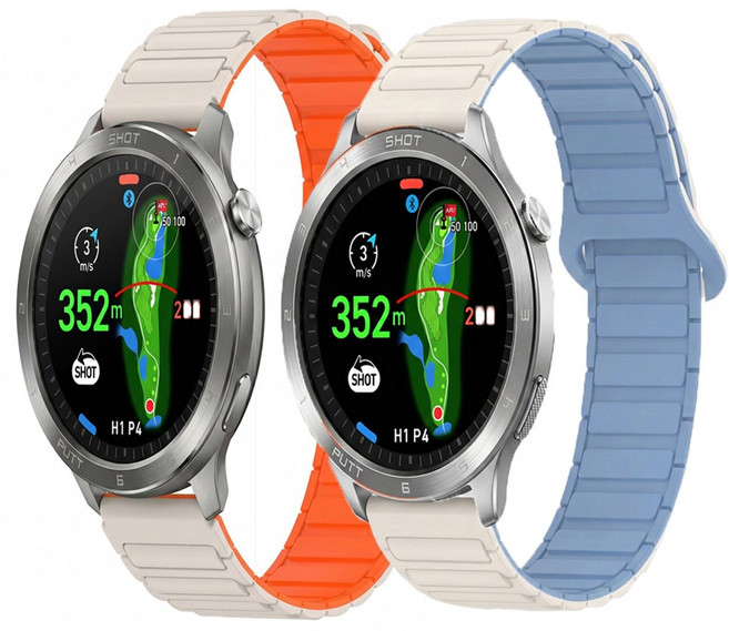 보이스캐디 T13 Pro T12 Pro T11 pro T-ultra 호환 말랑 마그네틱 스트랩 밴드, 1개, 오렌지블랙