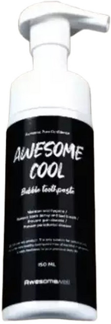 어썸쿨 버블치약 150ml 대용량, 1개, 1개