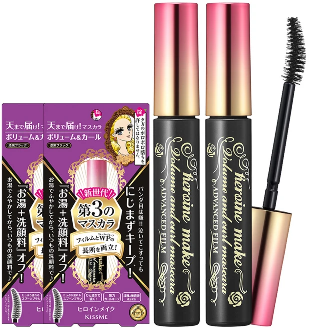 히로인메이크 볼륨앤컬 마스카라 어드밴스드 필름 6g, 01딥블랙, 2개 - 쿠팡